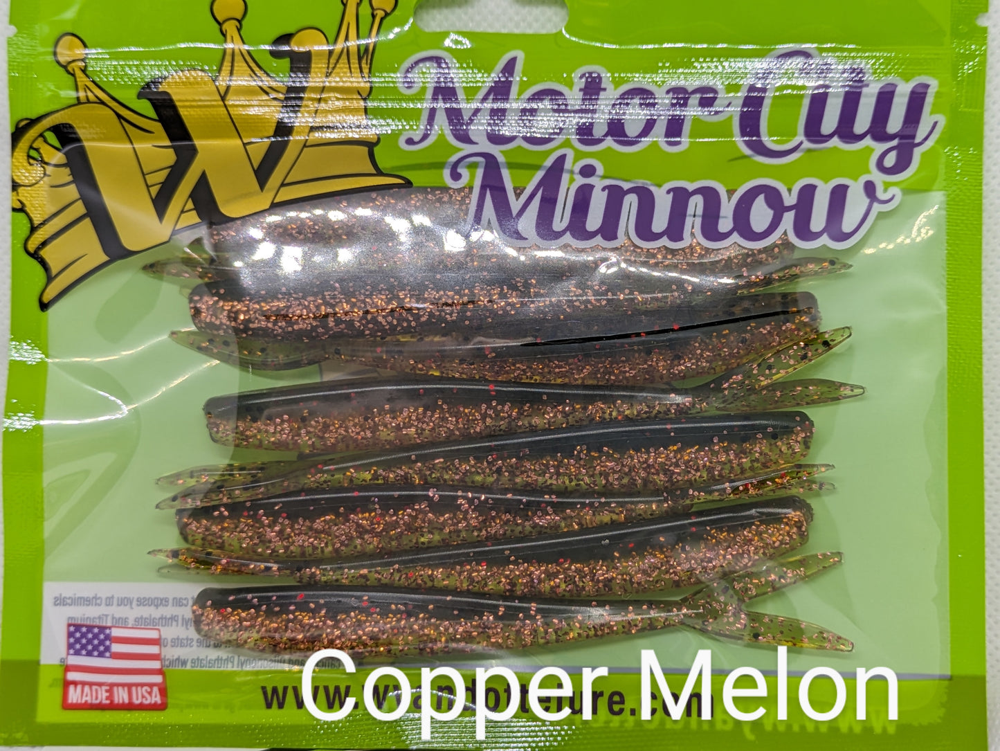 Motor City Minnow - Copper Melon 10ct
