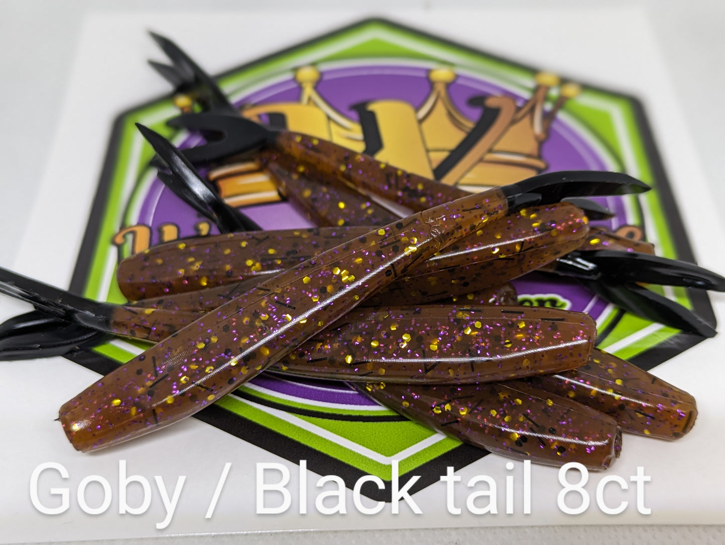 Motor City Minnow - Goby / Black tail 8ct