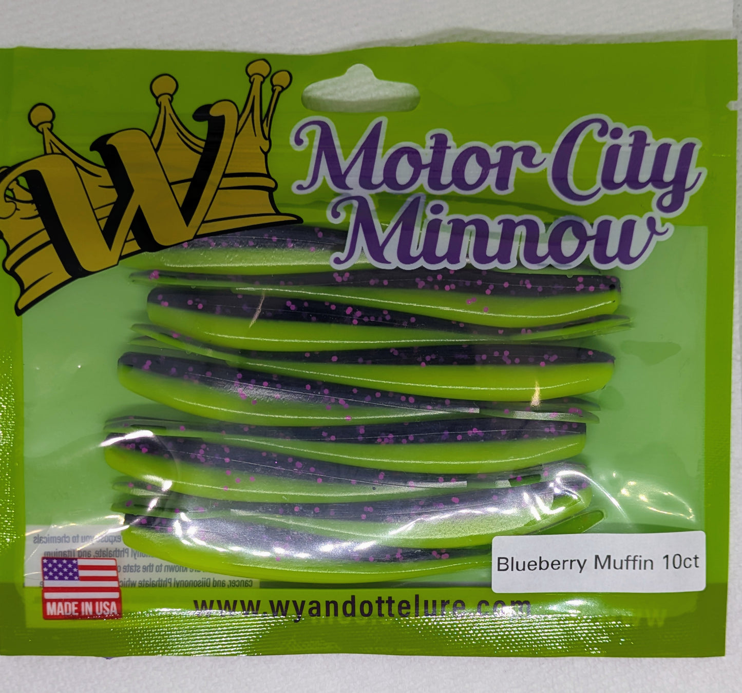 Motor City Minnow - Blueberry Muffin 10ct