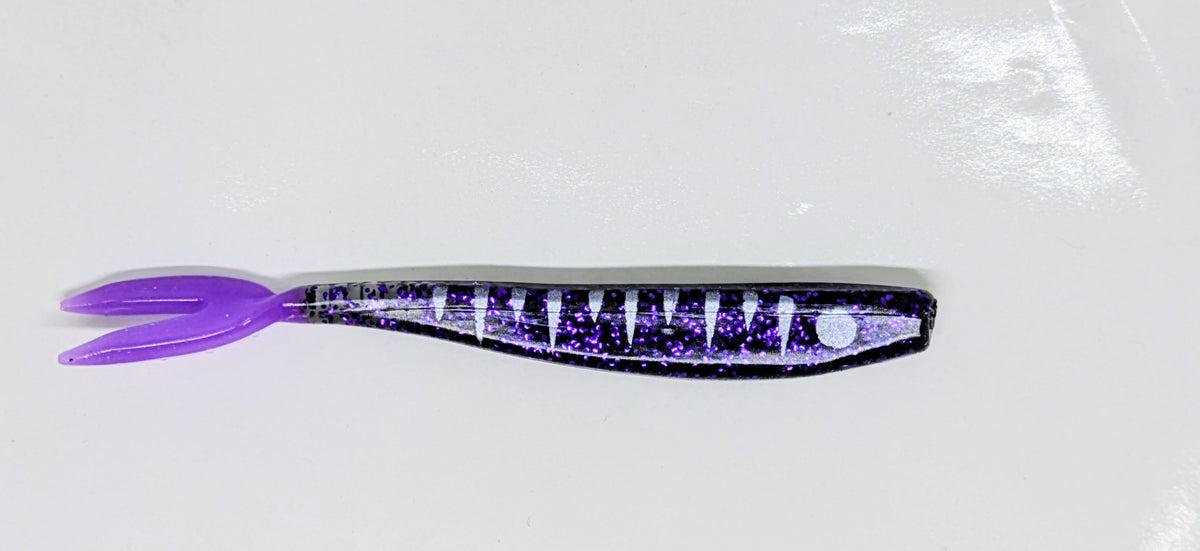 Log Perch - Grape Ape / silver stripes