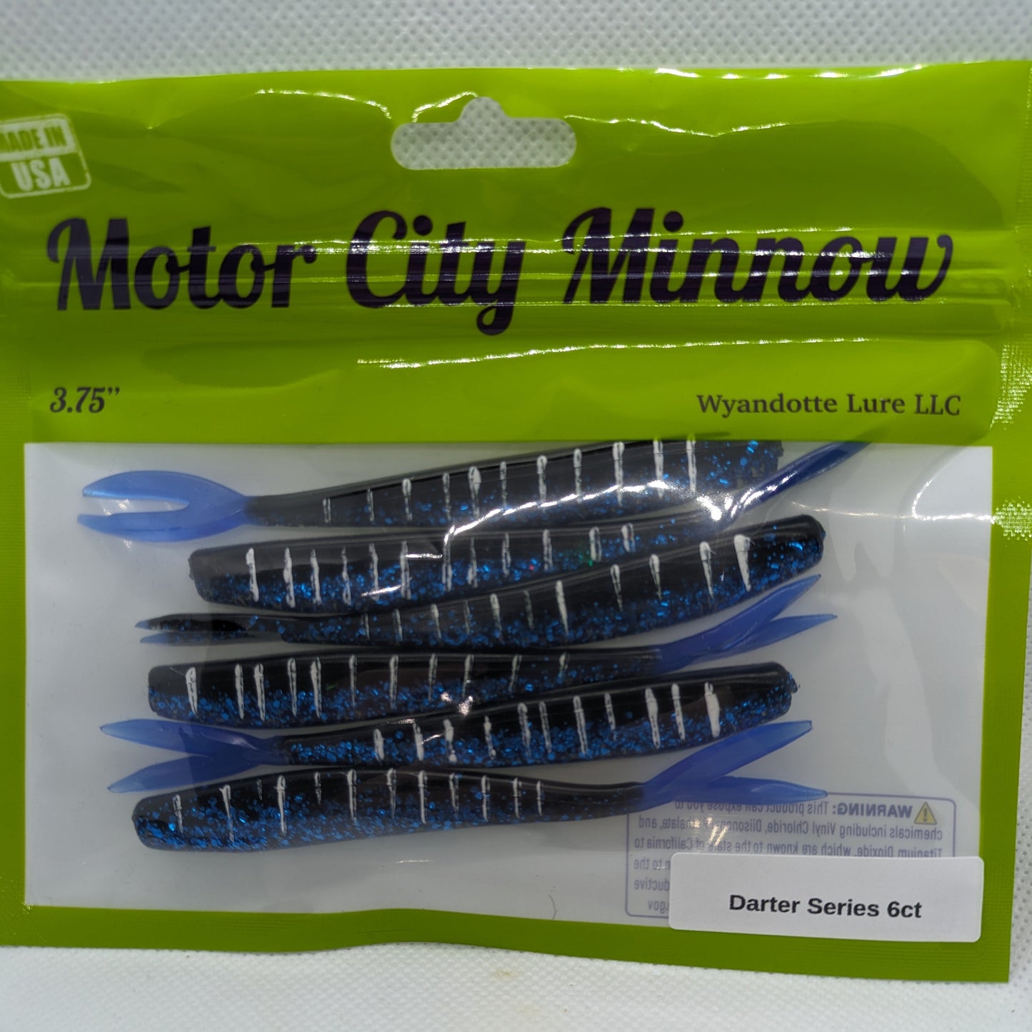 Motor City Minnow - Darter Series - Wup Ass 6ct