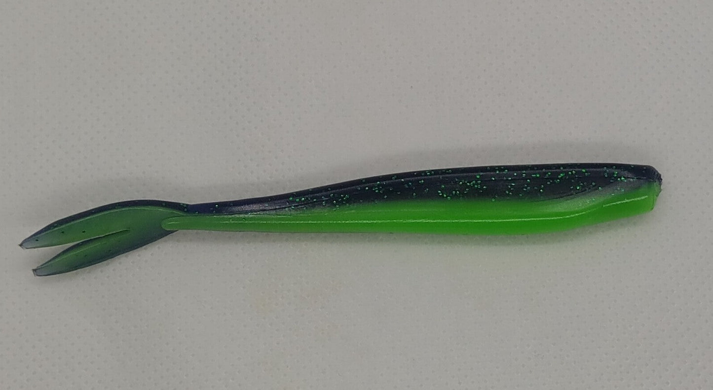 Motor City Minnow - Junebug / Chartreuse 10ct