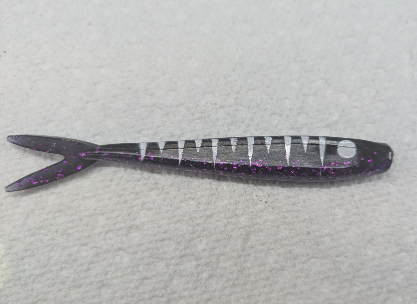 Motor City Minnow - Log Perch - Purple Panther 6ct