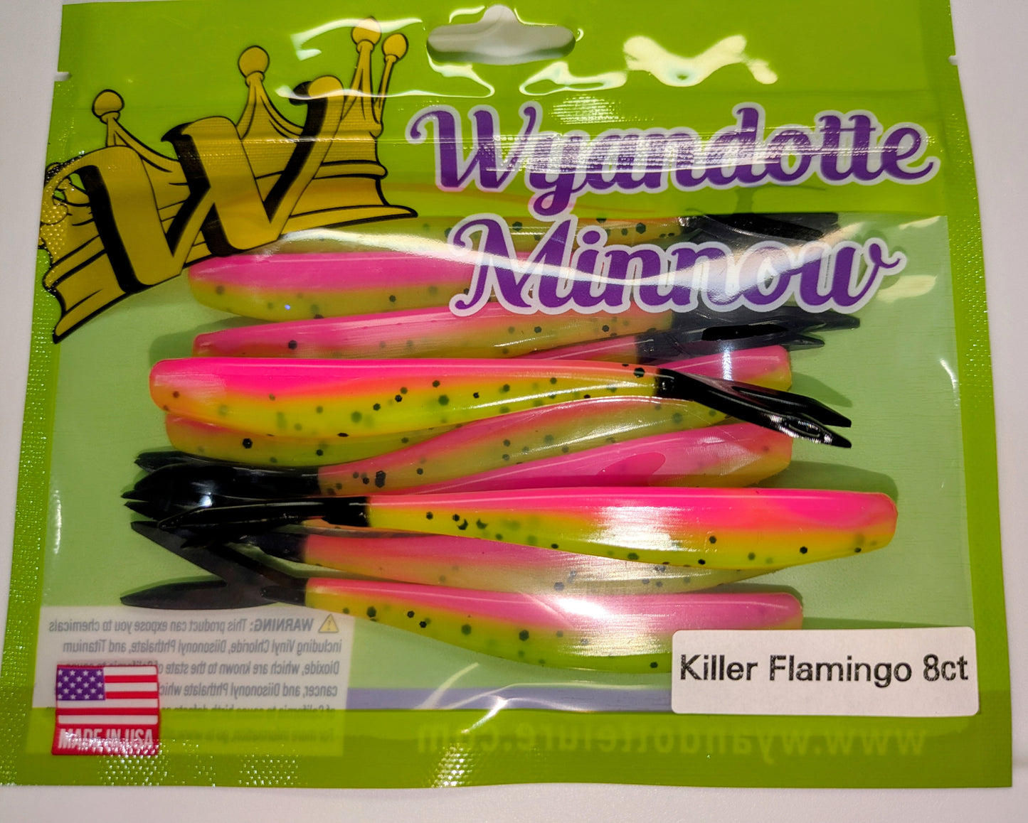 Motor City Minnow - Killer Flamingo 8ct