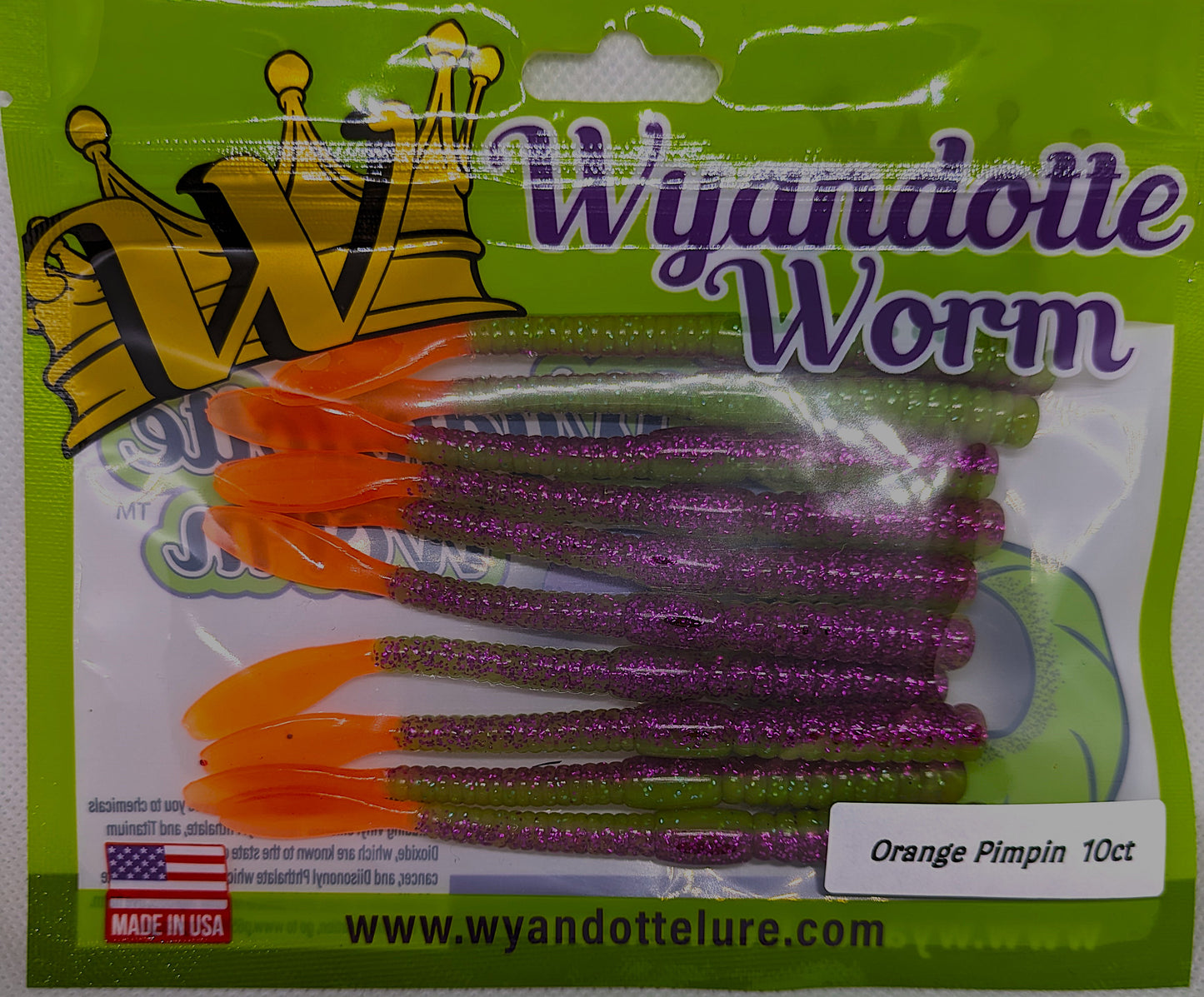 Wyandotte Worm - Orange Pimpin