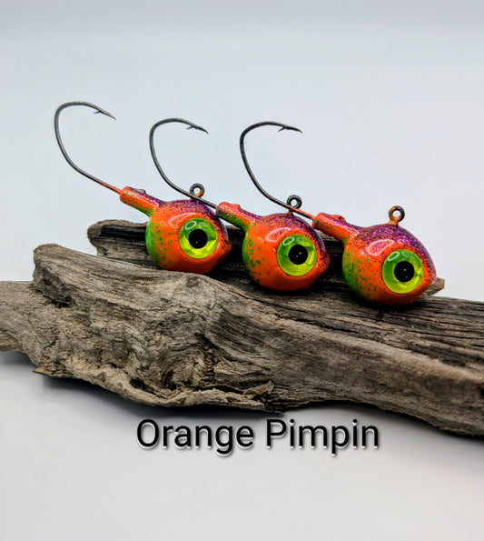 Walleye Jig - Orange Pimpin