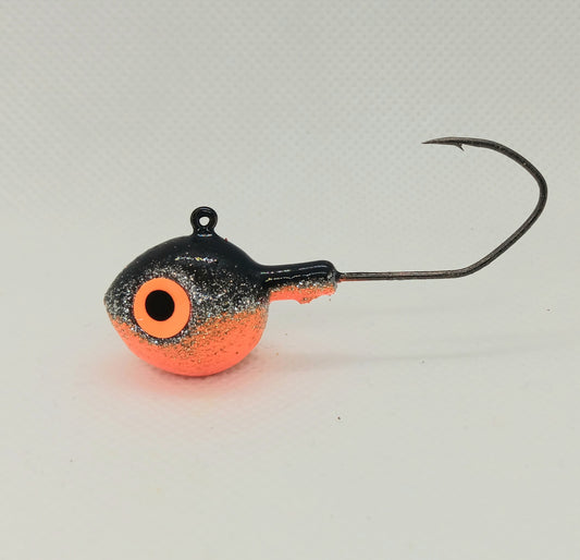 Walleye Jig - Black / Orange 3pk