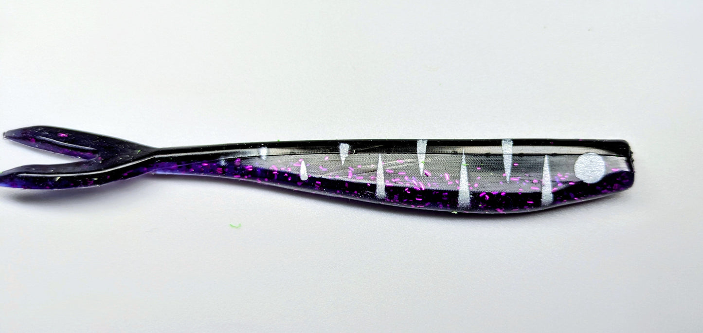 Striper Pattern - Purple Panther Minnow 6ct