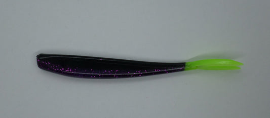 Motor City Minnow - Purple Panther / Green tail 8ct