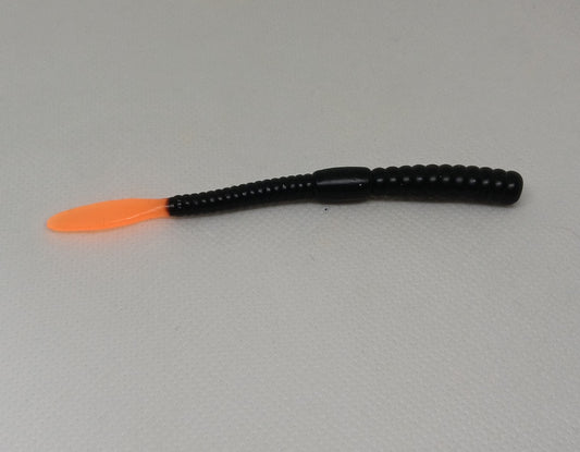 Wyandotte Worm - Black / Orange tail
