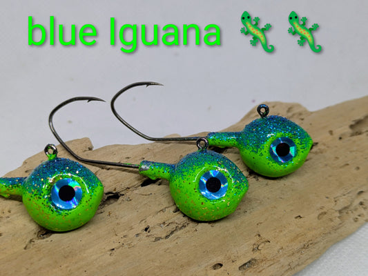 Walleye Jig - Blue Iguana