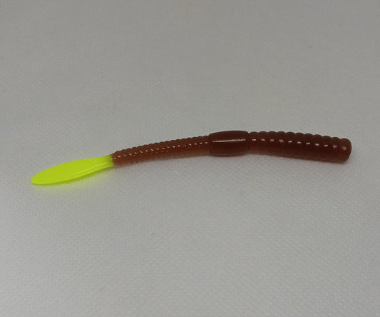Wyandotte Worm - Brown / Yellow tail