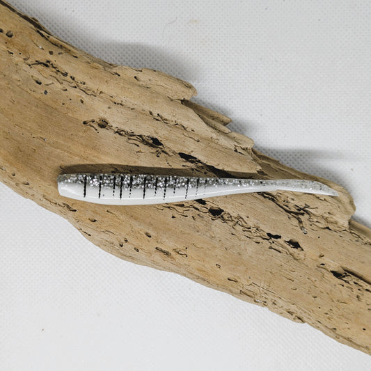 Motor City Minnow - Log Perch - Polar Bear 6ct