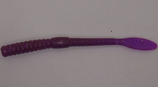 Wyandotte Worm -  Purple Glitter 10ct